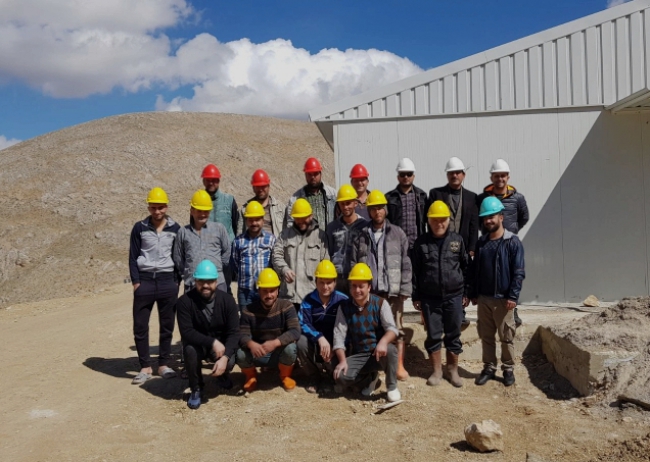 Ditaş yönetimi maden ocağı ziyaretinde bulundu